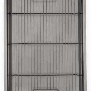 5” x 10.5” Nonstick Carbon Steel Baking Pan & Raised Wire Rack